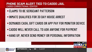 Phone scam alert tied to Caddo jail