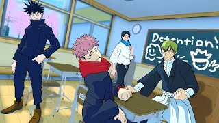 Yuji and Megumi get Detention! (jujutsu kaisen vr)