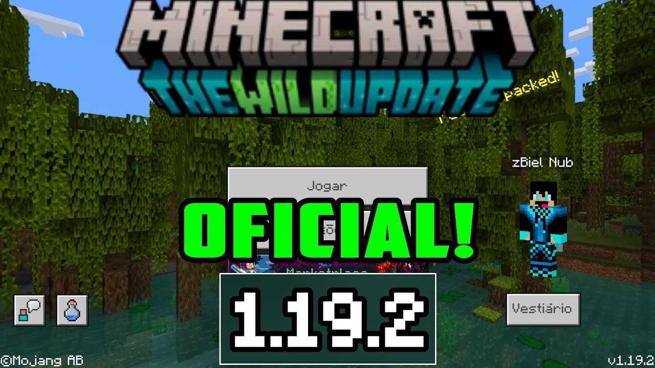 2 de abril de 2019, Brasil. Logotipo Minecraft no dispositivo