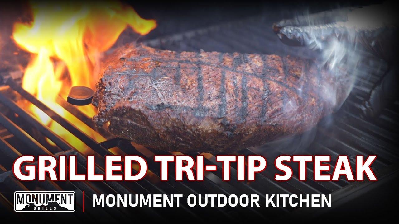 Grilled Tri-tip Steak on Mesa 425 l Monument Outdoor Kitchen