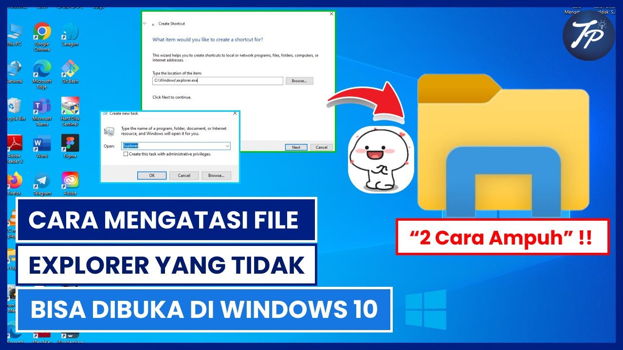 Cara mengatasi file explorer yang tidak bisa dibuka di windows 10 youtube