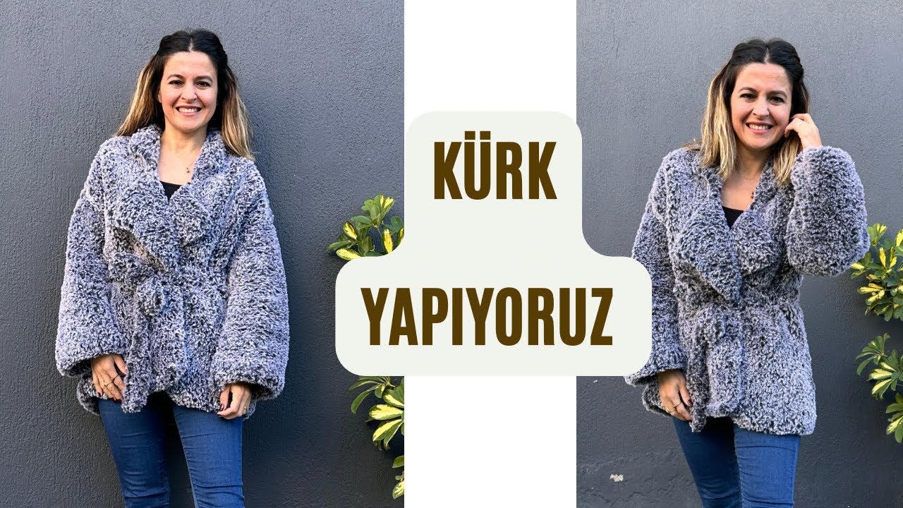 ÇOOK SEVİLEN YUMOŞ YUMOŞ KÜRK YAPIYORUZ 🧶 #knitting