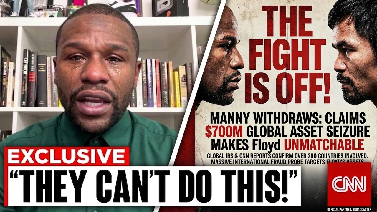 Floyd TEARS UP As $700M IRS Tax Lien Puts Pacquiao Fight In Jeopardy ...