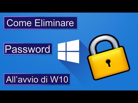 Video: Come disattivo la password all'avvio?