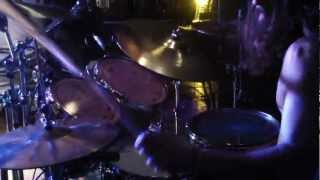 3 Inches of Blood - 4000 Torches - Drum Cam- Calgary, July 13th, 2012