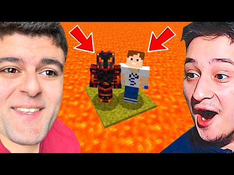Minecraft მაგრამ ყოველ წამს ლავა იზრდება!