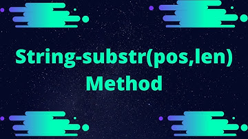 how to create substring of given string