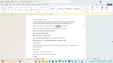 SCCM Theory – Part 2: Microsoft Update Types, Workflow, Ports & WSUS/SUP