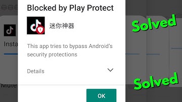 Blocked by play protect disable || Fix App Not Installed In Android Mobile