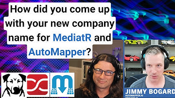 How did you come up with your new company name for AutoMapper/Mediatr? With Jimmy Bogard