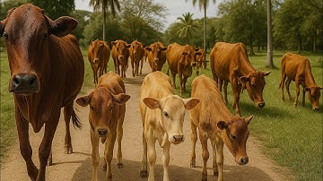 Video Gembala sapi lembu Menuju kandang, Suara Sapi Moo Memanggil kawanan untuk pulang - Sapi lucu🐄🐮