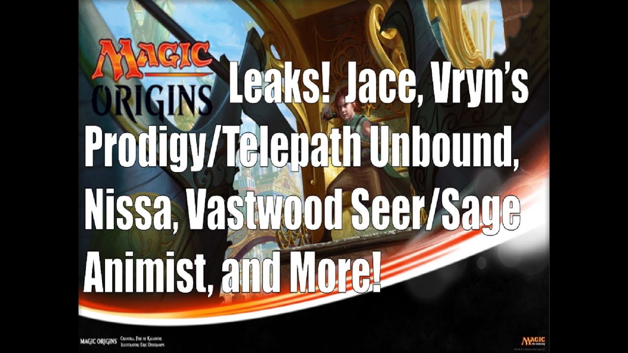 Magic Origins Leaks Jace Vryn s Prodigy Telepath Unbound Nissa 
