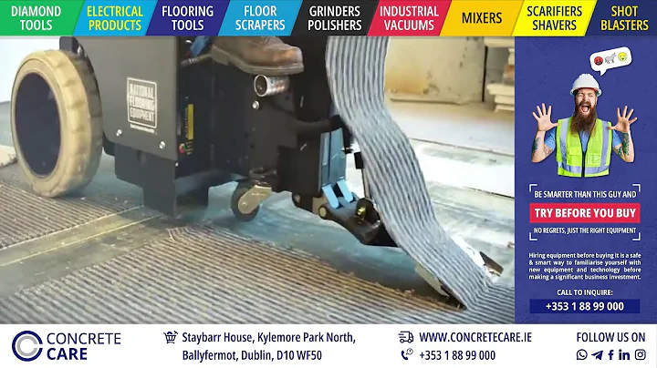 Fast & Easy Floor Removal with National Equipment All-Day Battery Ride-On Floor Scrapers
