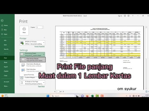 Tips Efektif agar Hasil Print Excel Sesuai Ukuran Halaman Tips Efektif agar Hasil Print Excel Sesuai Ukuran Halaman