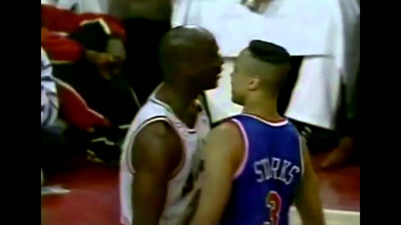 john starks michael jordan