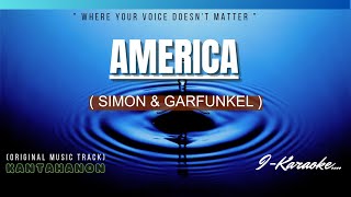 America (Simon & Garfunkel) Karaoke Lyrics🎤