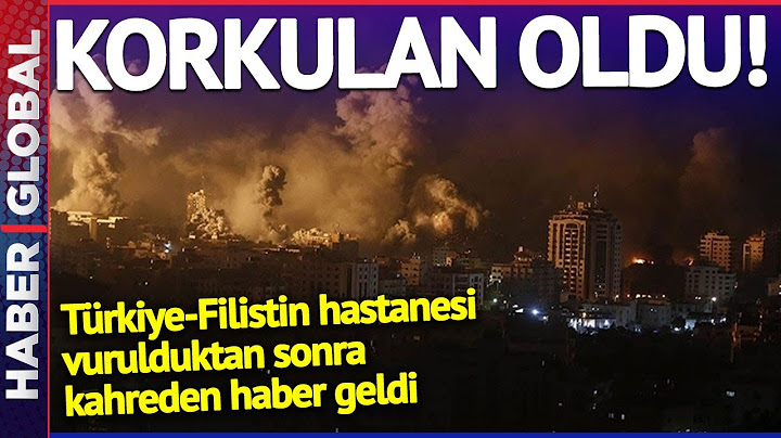 Korkulan Oldu! Türkiye-Filistin Hastanesi Vurulduktan Sonra Kahreden Haber Geldi