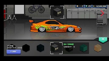 Build PRO League/Paul Walker Supra Mk4 #pixelcarracer #dragrace #viral #foryou