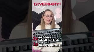 GIVEAWAY! - 3x ASUS ROG RX Keyboards