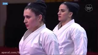 کاراته/کاتا/تیمی/ایران/ایتالیا/فینال#کاراته#مبارزه               *کاراته وان دبی*