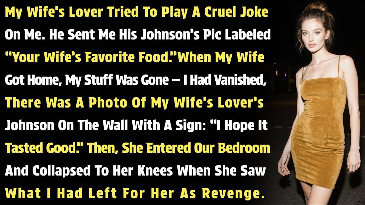 My Wife’s Lover Tried To Play A Cruel Joke On Me. He Sent Me His Johnson’s Pic Labeled “Your…
