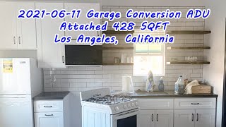 2021 $40K ADU Garage Conversion 428 SQFT E:20 The Inside Reveal