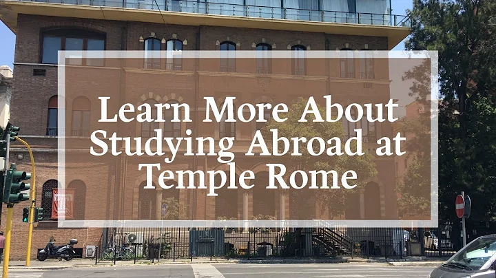 Temple Rome Info Session 2023