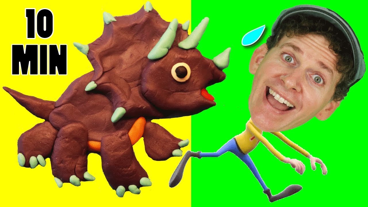 123 ciseaux Dinosaur Songs | Kids Songs Compilation with Matt | Learn English Preschool