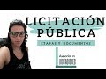 LICITACIÓN PUBLICA / Etapas y Documentos publicados