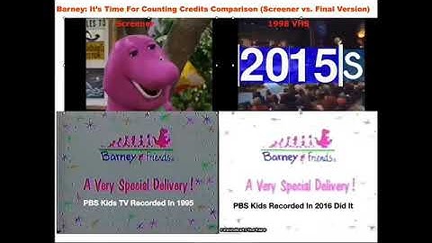 Barney: It’s Time For Counting Credits Comparison (Screener vs. Final Version) (By: S2 E18)
