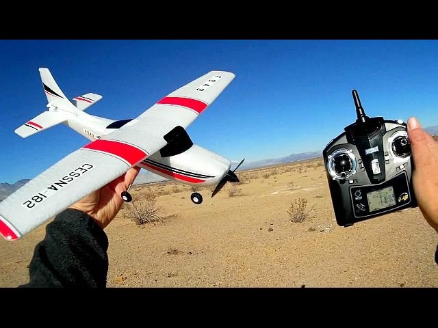 Avião Controle Remoto F949 Cessna 182 2 Bat 3 Canais Wltoys