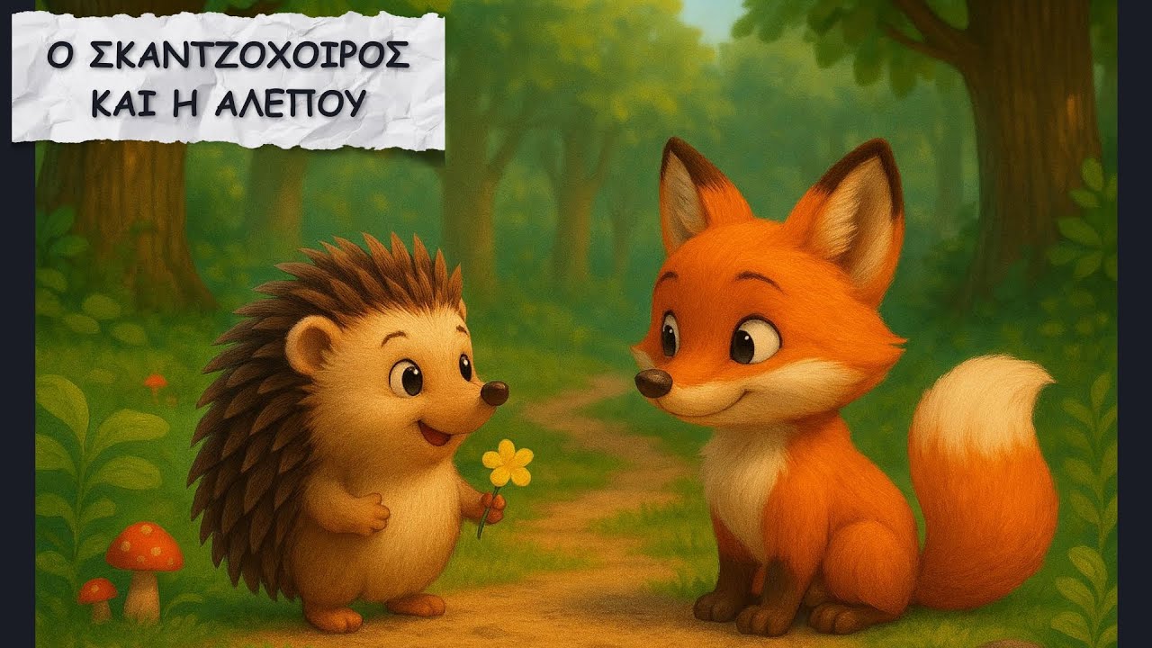 Ο ΣΚΑΝΤΖΟΧΟΙΡΟΣ ΚΑΙ Η ΑΛΕΠΟΥ | ΠΑΡΑΜΥΘΙ ΓΙΑ ΠΑΙΔΙΑ