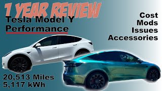 2022 Tesla Model Y Performance 1 Year Review