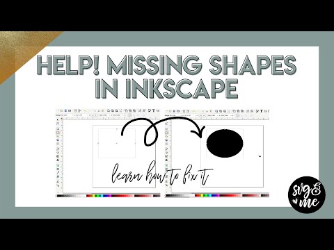 Help! Shapes Not Showing Up in Inkscape