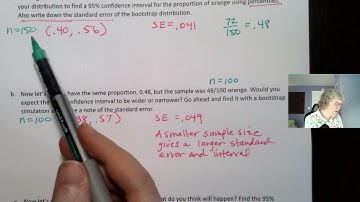 Stat 243 Module 5 Video 5 Effect of Sample Size on Confidence Level