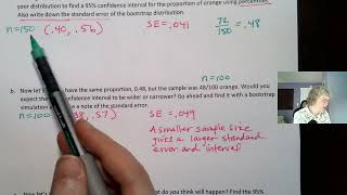 Famous Stat 243 Module 5 Video 5 Effect of Sample Size on Confidence Level Net Worth