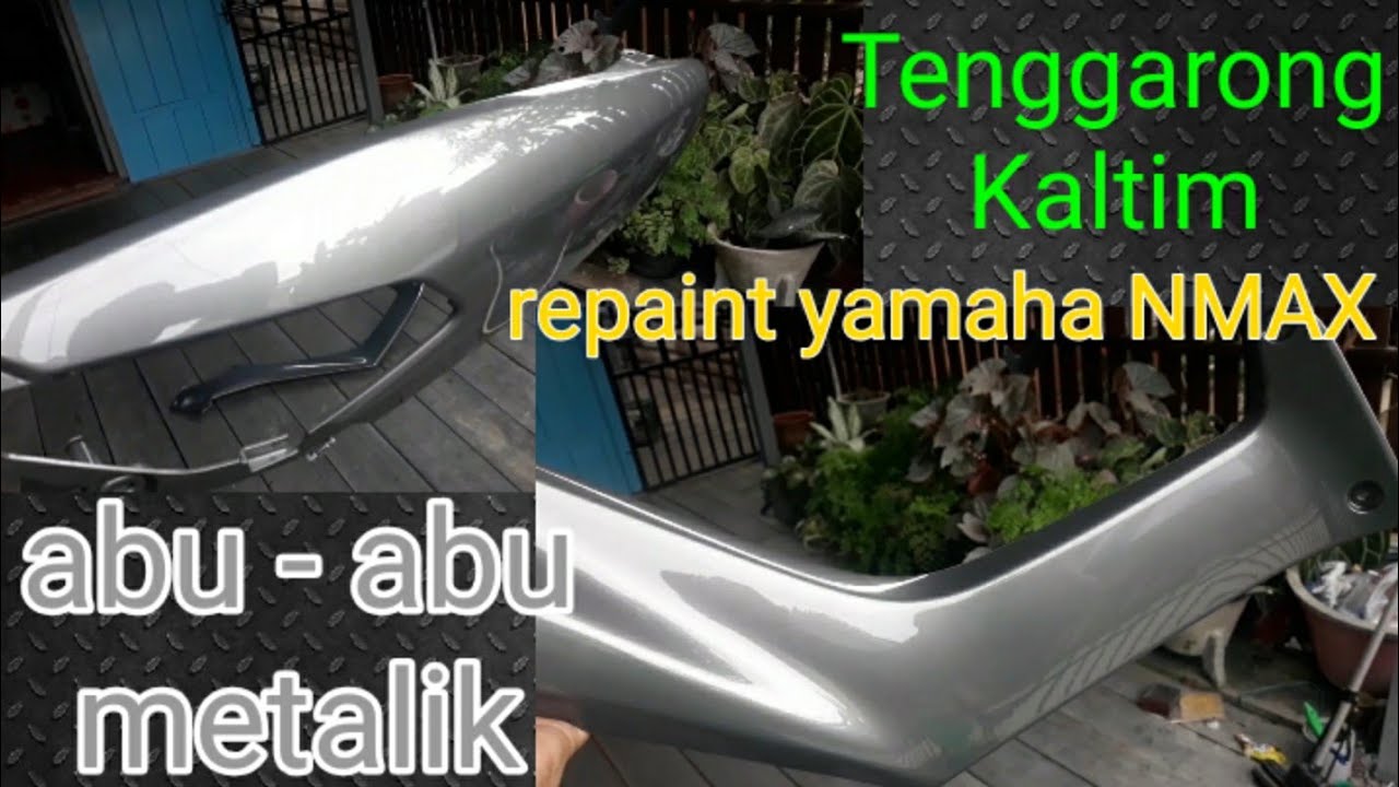 Repaint Body Yamaha Nmax warna  abu  abu  metalik  YouTube