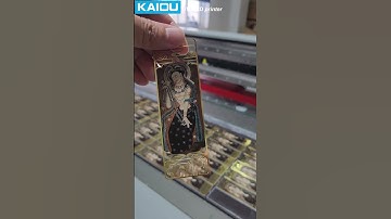 Buddha amulet printing by CCD scan ai visual uv machine