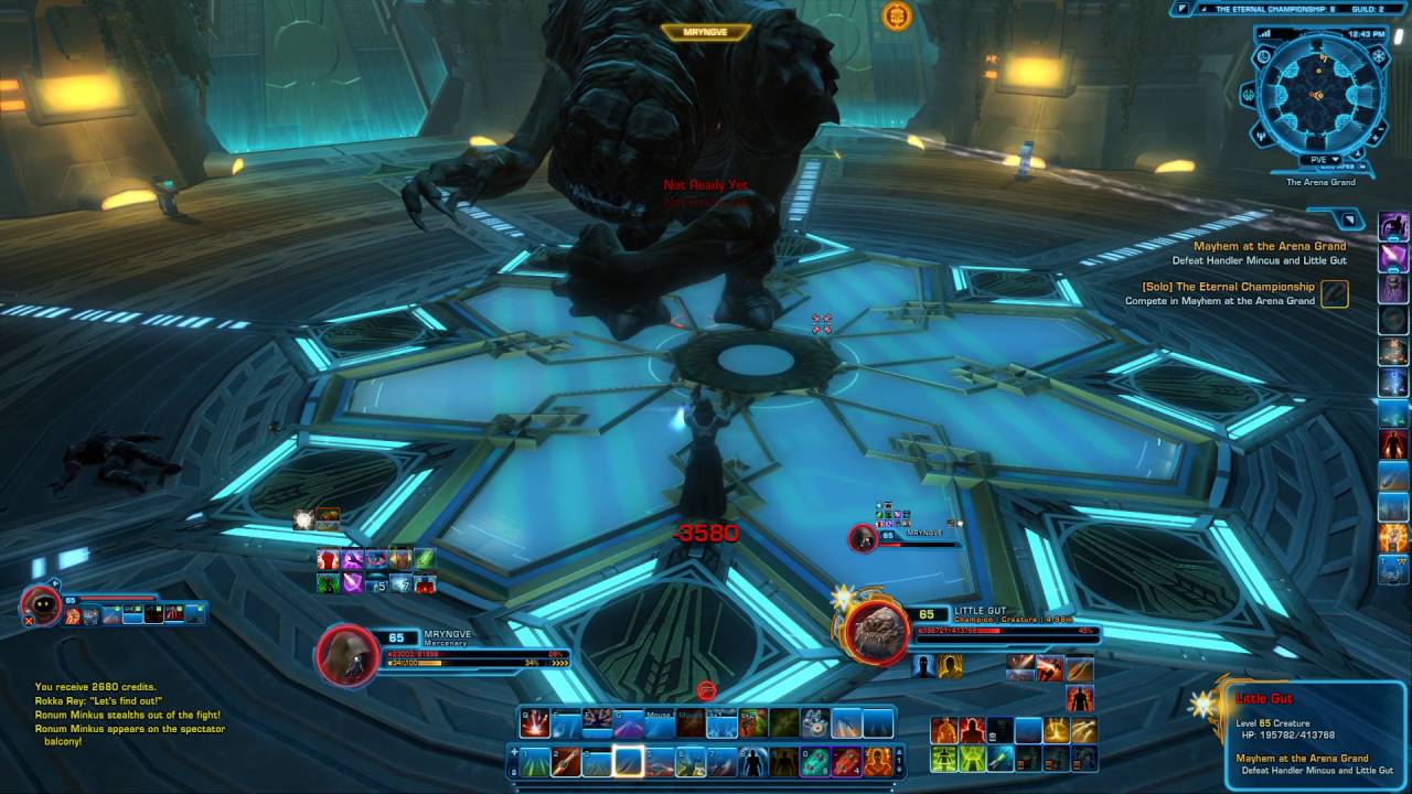 Star Wars  The Old Republic Eternal Championship Speedrun (merc)