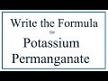 Potassium and Permanganate Concepts