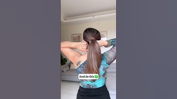 Ponytail Styling Hack ✨| @KnotMePretty #shorts #hairstyles #ponytailhairstyles #knotmepretty