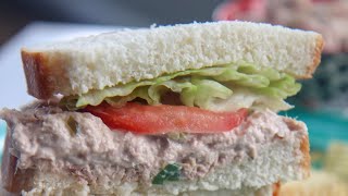 طريقة الذ ساندوتش تونه بالمايونيز بالعالم ? tuna sandwich ?