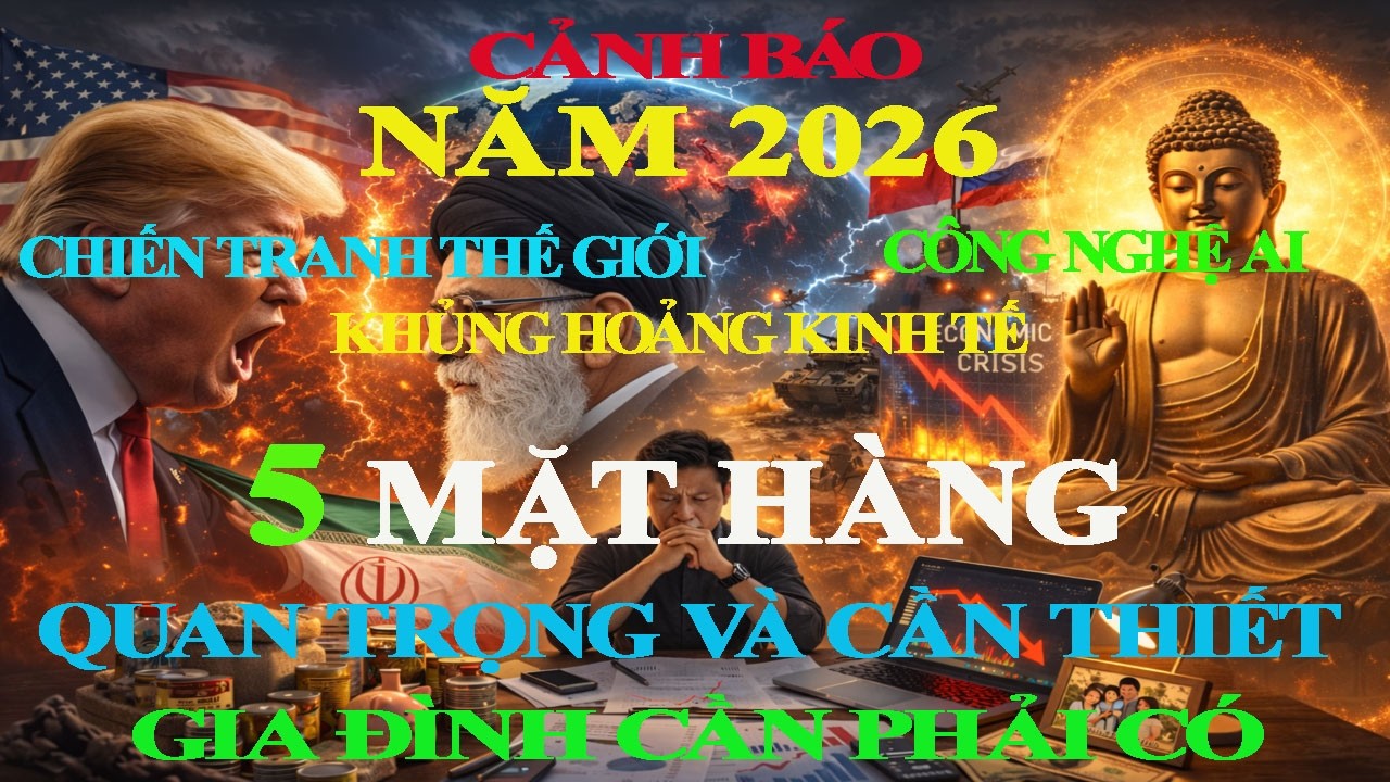 CẢNH BÁO NĂM 2026: Thế Giới Đang Bước Vào Thời Kỳ Bất Ổn? Mỗi Gia Đình Phải Chuẩn Bị Ngay thứ này.!