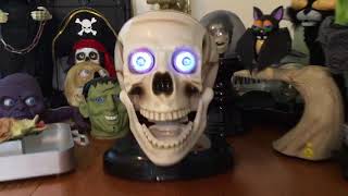 Gemmy Animated Custom Barry B. Bones Talking Skull