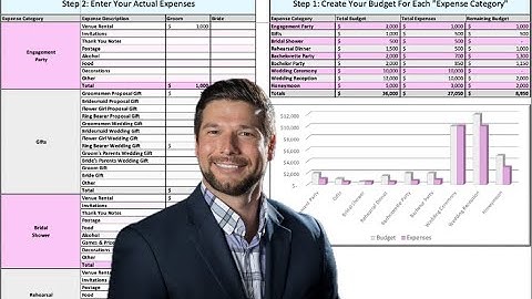 Wedding Budget Spreadsheet - Tutorial (Microsoft Excel)