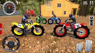 Car Dirt Bike Racing Simulator 2025 Off-Road Bike Stunt Driving 3D #1 For Android IOS Mud Gameplay
