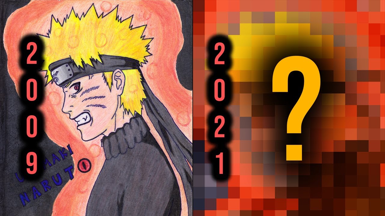 Desenho REVERSE de Naruto