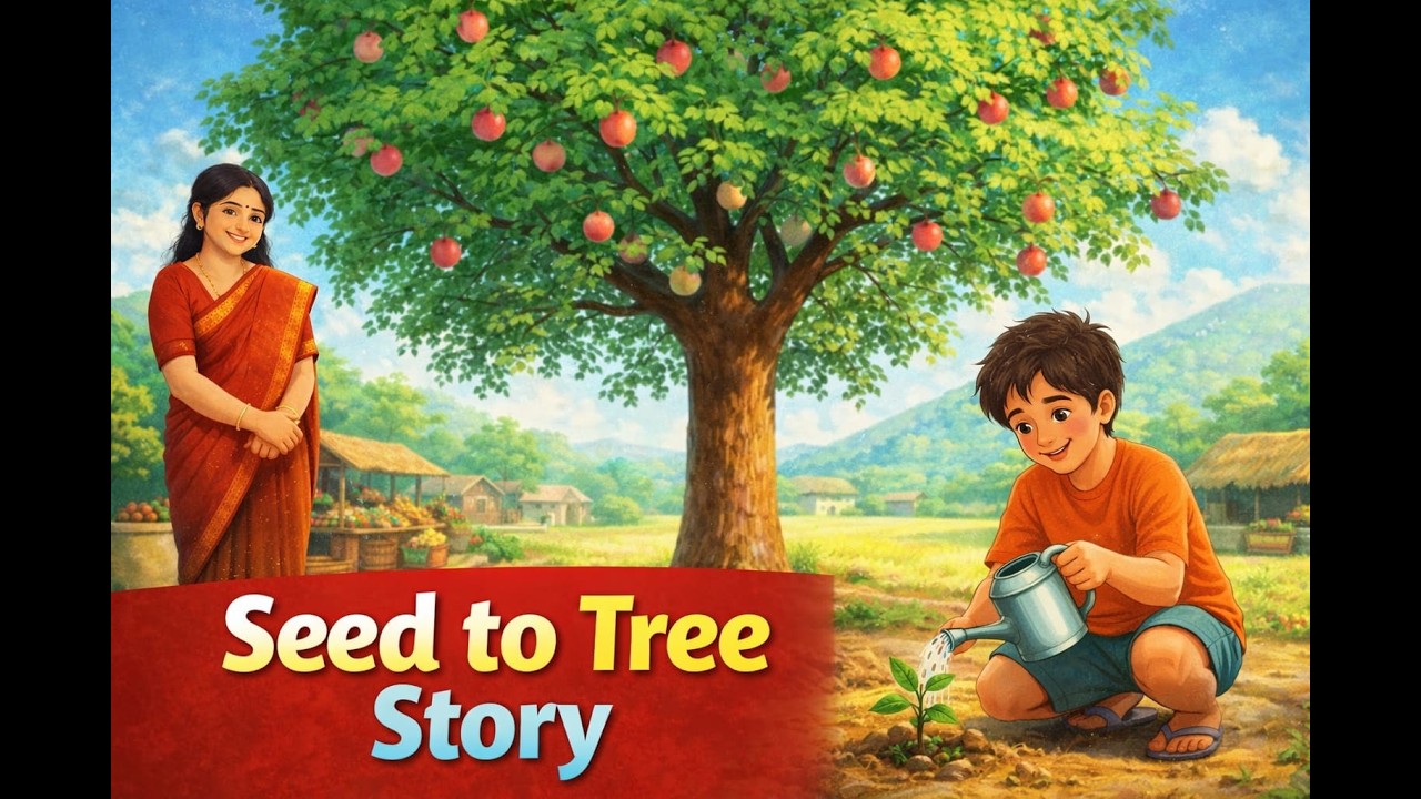 Seed to Tree Story 🌱 | Powerful Motivational Story | English Through Tamil