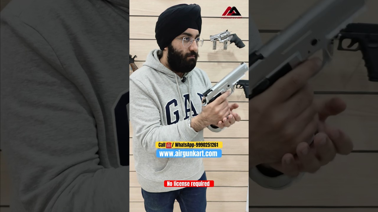 Sig Sauer XFive ASP CO2 Blowback Pellet Pistol, Silver By Airgun Kart