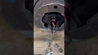 installed new hub assembly on enclosed trailer